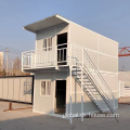 2 story prefab foldable container home